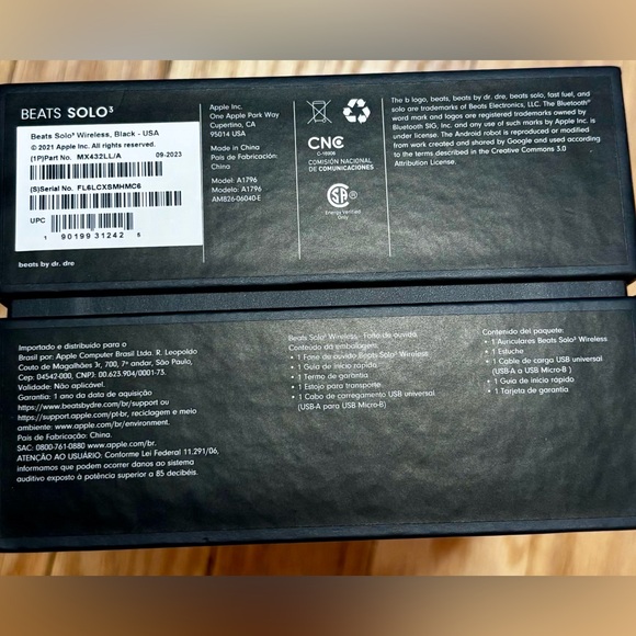 Beats Solo3 Wireless Headphones - Black - Picture 4 of 6